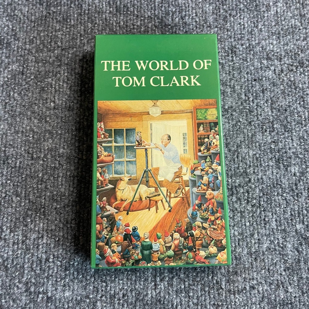The World of Tom Clark VHS 1987 Documentary Cairn Studio Gnome Sculptor Art
